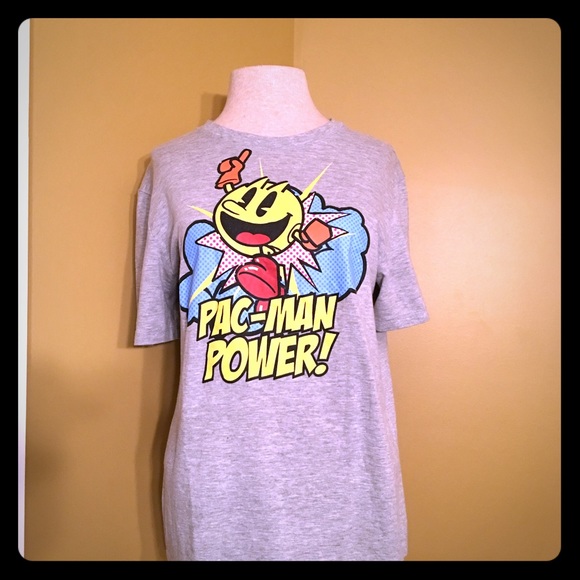 VINTAGE PAC MAN TEE💛💙 - Picture 3 of 5